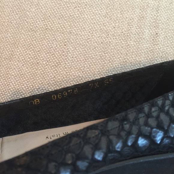 Salvatore Ferragamo snake print flats - Picture 6 of 7